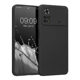   Калъф Kwmobile за Xiaomi Poco X4 Pro 5G, силиконов, черен, 57983.47