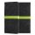 Kwmobile Universal Cover XL размер - 6,8 инча, микрофибър, сиво/зелено, 58046.03