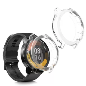   Комплект от 2 калъфа за Xiaomi Watch S1 Active, Kwmobile, прозрачен, силикон, 58070.02
