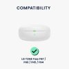 Калъф за слушалки LG Tone Free FN7/Tone Free FN6/Tone Free FN5, Kwmobile, черен, силикон, 58060.01