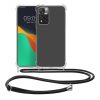 Калъф Kwmobile за Xiaomi Redmi Note 11 Pro Plus 5G, Силиконов, Прозрачен/Черен, 58099.01