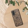 Калъф Kwmobile за OnePlus Nord 2 5G, дърво, кафяв/черен, 56448.08