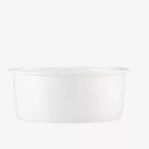 Комплект 2 купички за вода и храна за кучета и котки, Бяла, Керамика, 55229.02