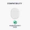 Калъф за слушалки Google Pixel Buds 2 (2020), Kwmobile, Черен/Бял, Силикон, 58157.01