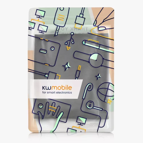Външен капак за 32 инча телевизор, Kwmobile, черен, полиестер, 58161.01