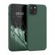 Калъф Kwmobile за Apple iPhone 13, силиконов, зелен, 55948.169