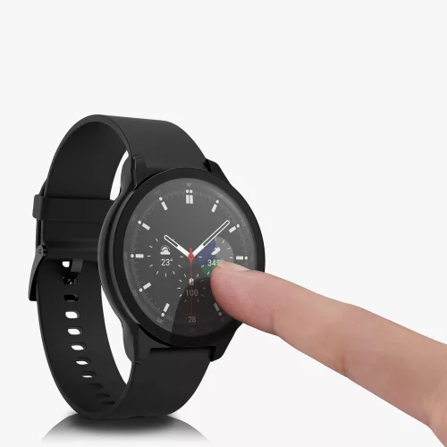 Комплект от 2 калъфа за Honor Watch GS 3, Kwmobile, черен/прозрачен, пластмаса, 58188.01