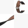Каишка за Willful Smartwatch/Fitnesstracker, Kwmobile, кафяво/черно, естествена кожа, 58186.05