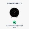 Каишка за Huami Amazfit GTR (47mm)/Amazfit GTR 2, Kwmobile, зелена, естествена кожа, 54018.107