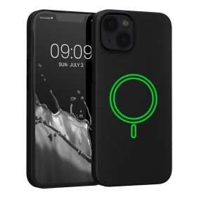   Калъф Kwmobile за Apple iPhone 13, силиконов, черен, 58247.01