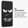 Калъф Kwmobile за Samsung Galaxy A53 5G, силиконов, черен/бял, 58241.02