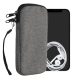 Kwmobile Universal Cover размер XL - 6,8 инча, текстил, сив, 58228.4.19