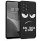 Калъф Kwmobile за Samsung Galaxy A33 5G, силиконов, черен/бял, 58244.01