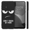 Калъф Kwmobile за Samsung Galaxy A33 5G, силиконов, черен/бял, 58244.01