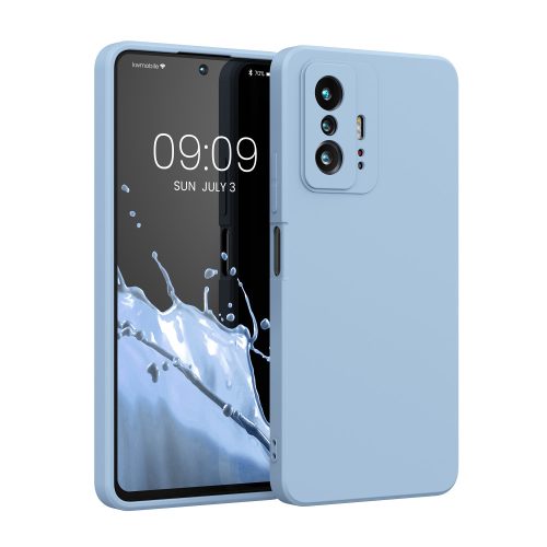 Калъф Kwmobile за Xiaomi 11T/11T Pro, силиконов, син, 56573.58