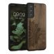 Калъф Kwmobile за Samsung Galaxy S21, дърво, кафяв, 55082.02
