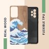 Калъф Kwmobile за Samsung Galaxy A52/Galaxy A52 5G/Galaxy A52s 5G, дърво, многоцветен, 54354.12