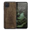 Калъф Kwmobile за Samsung Galaxy A12, дърво, кафяв, 55092.03