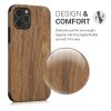 Калъф Kwmobile за Apple iPhone 12/iPhone 12 Pro, дърво, кафяв, 58298.01
