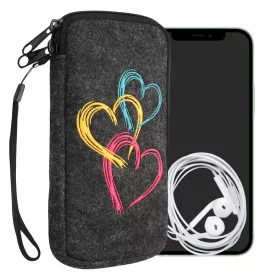   Kwmobile Universal Cover размер XL - 6,8 инча, микрофибър, многоцветен, 49866.4.11