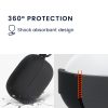 Калъф за слушалки SoundPEATS Air3 Pro, Kwmobile, черен, силикон, 58342.01