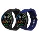 Комплект 2 каишки за часовник Xiaomi Mi Watch/Mi Watch Color Sport, Kwmobile, черен/син, силикон, 58466.01