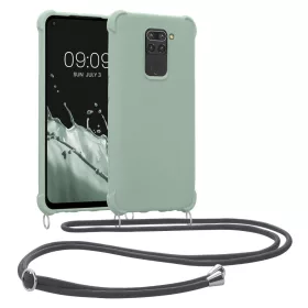   Калъф Kwmobile за Xiaomi Redmi Note 9, Силиконов, Зелен, 53147.172