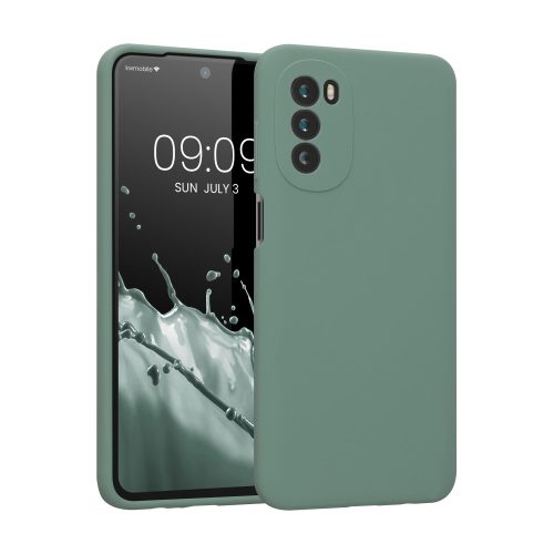 Калъф Kwmobile за Motorola Moto G52/Moto G82, Силиконов, Зелен, 58542.166