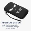 Kwmobile Universal Cover XXL размер - 7 инча, Неопрен, Черно/Бяло, 30226.5.01