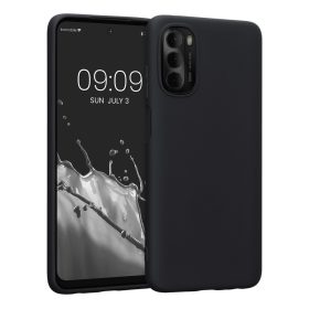   Калъф Kwmobile за Motorola Moto G (2022), силиконов, черен, 58530.47