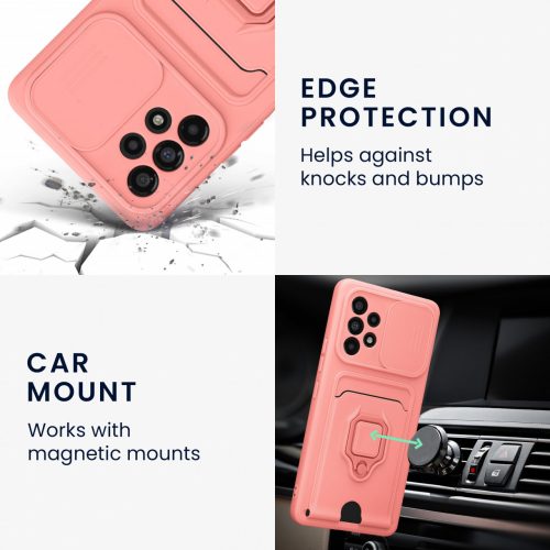 Калъф Kwmobile за Samsung Galaxy A53 5G, Силиконов, Розов, 58577.193