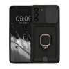 Бъмпър kwmobile за Samsung Galaxy S21 FE, силикон, черен, 58570.01