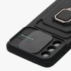 Бъмпър kwmobile за Samsung Galaxy S21 FE, силикон, черен, 58570.01