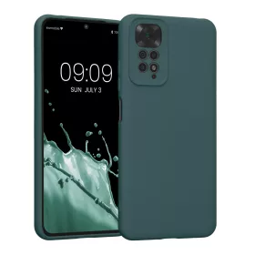   Калъф Kwmobile за Xiaomi Redmi Note 11/Redmi Note 11s, силиконов, зелен, 57918.169