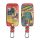 Капак за автомобилен ключ за Renault 4 бутона - Smart Key, Kwmobile, многоцветен, еко кожа, 44637.69