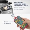 Капак за автомобилен ключ за Renault 4 бутона - Smart Key, Kwmobile, многоцветен, еко кожа, 44637.69