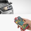 Капак за автомобилен ключ за Renault 4 бутона - Smart Key, Kwmobile, многоцветен, еко кожа, 44637.69
