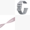 Комплект 2 каишки за Garmin Venu Sq/Venu Sq Music, Kwmobile, Pink/Grey, Silicone, 57776.04
