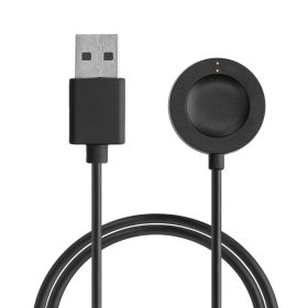   USB кабел за зареждане за Fossil Gen 6/Gen 5/Gen 4, Kwmobile, черен, пластмаса, 58644.01