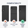 Калъф Kwmobile за Samsung Galaxy Z Fold 4, Еко кожа, Черен, 58680.01