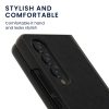 Калъф Kwmobile за Samsung Galaxy Z Fold 4, Еко кожа, Черен, 58680.01