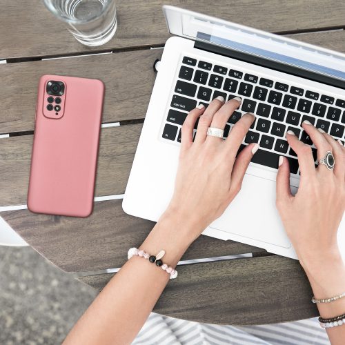 Калъф Kwmobile за Xiaomi Redmi Note 11/Redmi Note 11s, Силиконов, Розов, 58651.31