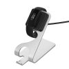 Докинг стойка за Fitbit Inspire 2/Ace 3, Kwmobile, черен/сребрист, метал, 58723.01