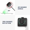 Докинг стойка за Fitbit Inspire 2/Ace 3, Kwmobile, черен/сребрист, метал, 58723.01