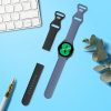 Комплект от 2 каишки за Samsung Galaxy Watch 4 (40 мм)/Galaxy Watch 4 (44 мм)/Galaxy Watch 4 Classic (42 мм), Kwmobile, черен/син, силикон, 58740.01