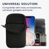 Kwmobile Universal Cover, размер L - 6,5 инча, неопрен, черен, 58700.3.01
