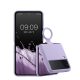 калъф kwmobile за Samsung Galaxy Z Flip 3, силиконов, лилав, 58783.108