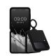 калъф kwmobile за Samsung Galaxy Z Flip 3, силиконов, черен, 58783.01