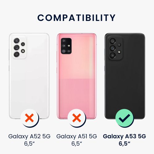 Калъф Kwmobile за Samsung Galaxy A53 5G, Силиконов, Розов, 57835.238