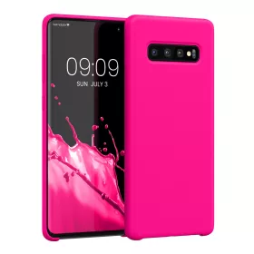   Калъф Kwmobile за Samsung Galaxy S10 Plus, Силиконов, Розов, 49028.77